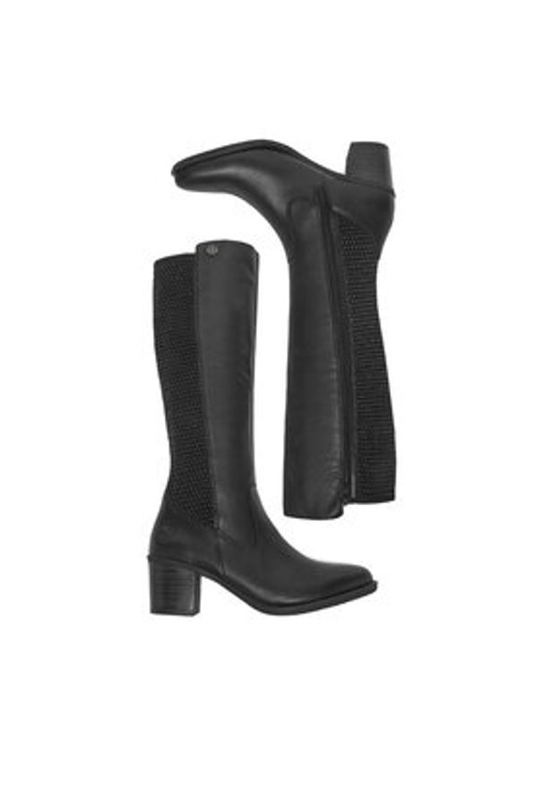 Rieker Kozaki CEO-Y2050-00 Czarny. Kolor: czarny. Materiał: skóra