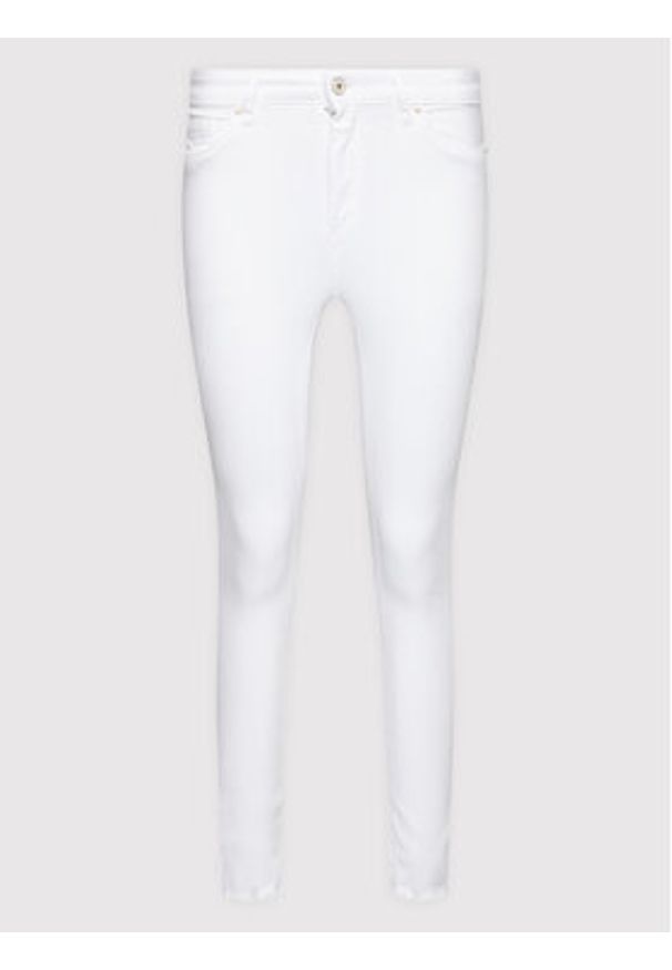 only - ONLY Jeansy Blush 15155438 Biały Skinny Fit. Kolor: biały