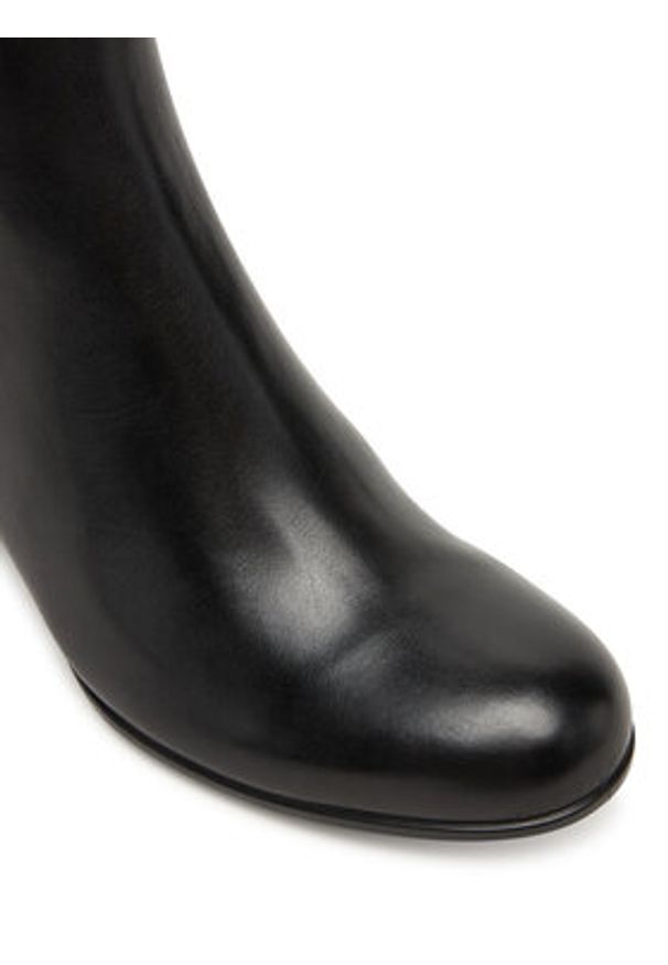 ecco - ECCO Botki Dress Classic 20992301001 Czarny. Kolor: czarny. Materiał: skóra