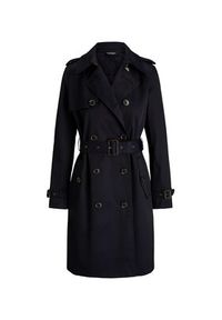 Lauren Ralph Lauren - LAUREN RALPH LAUREN Trencz 297967122003 Granatowy Regular Fit. Kolor: niebieski. Materiał: bawełna #3