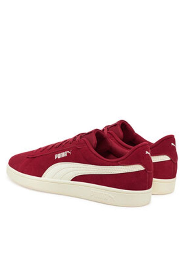 Puma Sneakersy Smash 3.0 390984 21 Bordowy. Kolor: czerwony. Materiał: zamsz, skóra