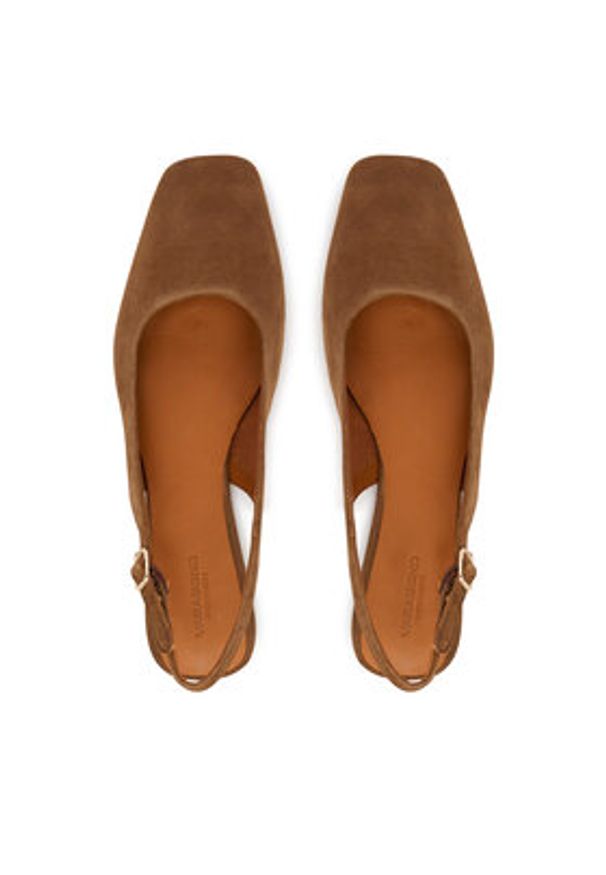 Vagabond Shoemakers Baleriny Delia 5907-240-89 Brązowy. Kolor: brązowy. Materiał: zamsz, skóra