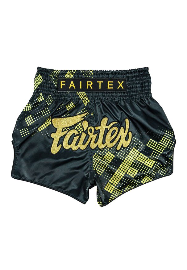 FAIRTEX - Spodenki treningowe Fairtex Muay Thai S1931 Heart of Gold. Kolor: czarny