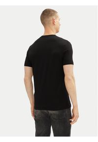Karl Lagerfeld - KARL LAGERFELD T-Shirt 755087 552235 Czarny Regular Fit. Typ kołnierza: dekolt w karo. Kolor: czarny. Materiał: bawełna #3