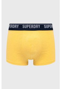 Superdry bokserki (2-pack) męskie kolor żółty. Kolor: żółty. Materiał: bawełna #3