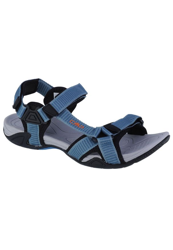 Sandały męskie, CMP Hamal Hiking Sandal. Zapięcie: rzepy. Kolor: wielokolorowy, niebieski, szary. Materiał: materiał, syntetyk. Sport: turystyka piesza
