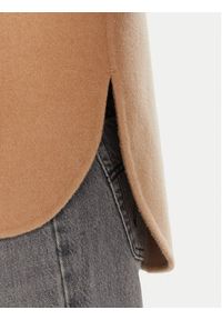 Marella Płaszcz wełniany Gettone 2523086011 Beżowy Loose Fit. Kolor: beżowy. Materiał: syntetyk #4