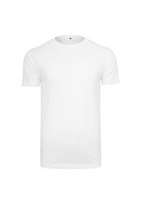BUILD YOUR BRAND - Bawełniana Koszulka Unisex Dla Dorosłych Z Okrągłym Dekoltem. Kolor: biały. Materiał: bawełna