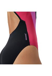 Strój kąpielowy na basen damski Speedo High Neck Splice Cross Back. Kolor: różowy, niebieski, wielokolorowy