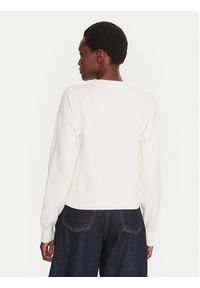 Hugo - HUGO Sweter Slogix_B 50548145 Beżowy Relaxed Fit. Kolor: beżowy. Materiał: syntetyk #4