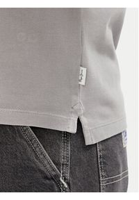 Pepe Jeans Polo New Oliver PM542099 Szary Regular Fit. Typ kołnierza: polo. Kolor: szary. Materiał: bawełna #5