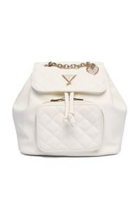 Guess Plecak J5YZ04 WGT10 Biały. Kolor: biały. Materiał: skóra #1