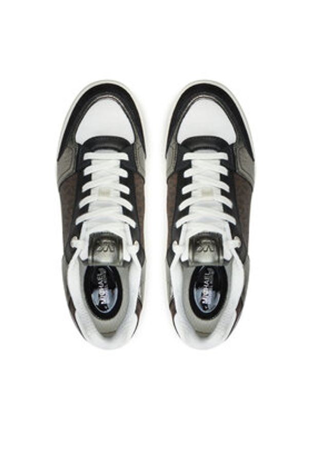 MICHAEL Michael Kors Sneakersy Rebel 43F4RBFS1B Brązowy. Kolor: brązowy. Materiał: skóra