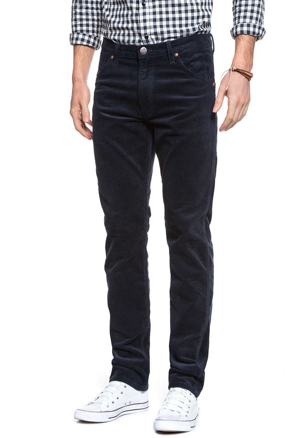 Wrangler - WRANGLER SPODNIE MĘSKIE 11MWZ NAVY W1MZA2114 112127698