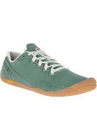 Buty do chodzenia damskie Merrell Vapor Glove 3 Luna. Kolor: wielokolorowy, zielony. Materiał: materiał, skóra. Szerokość cholewki: normalna. Sport: turystyka piesza