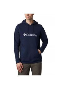 columbia - Bluza turystyczna męska Columbia CSC Basic Logo II Hoodie z kapturem. Typ kołnierza: kaptur. Kolor: niebieski. Materiał: materiał