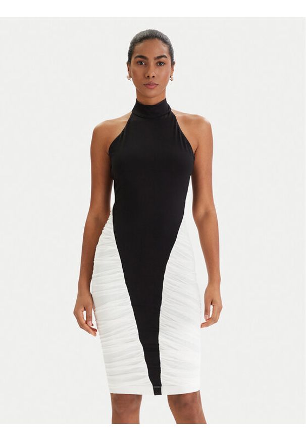 BARDOT - Bardot Sukienka koktajlowa Amani 60168DB Czarny Slim Fit. Kolor: czarny. Styl: wizytowy