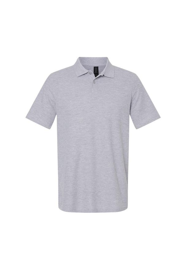 GILDAN - Koszulka Polo Dla Dorosłych Unisex Softstyle Pique. Typ kołnierza: polo. Kolor: szary