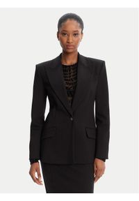 Versace Jeans Couture Marynarka 79HAQ702 J0092 Czarny Slim Fit. Kolor: czarny. Materiał: syntetyk