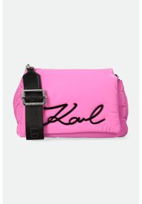 Karl Lagerfeld - TOREBKA KARL LAGERFELD. Wzór: aplikacja. Dodatki: z aplikacjami. Rodzaj torebki: na ramię