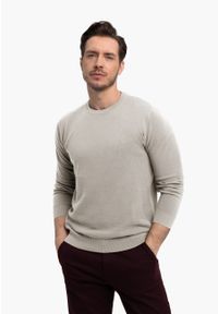 Volcano - Bawełniany sweter S-MIKO. Okazja: do pracy, na co dzień. Materiał: bawełna. Styl: casual, klasyczny #1