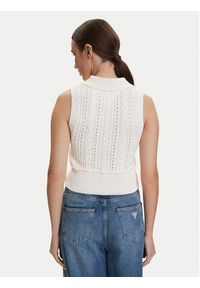 Tommy Jeans Sweter DW0DW22318 Biały Regular Fit. Kolor: biały. Materiał: bawełna #4