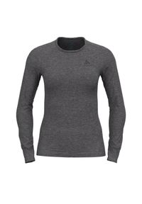 Koszulka damska Odlo BL TOP crew neck l/s ACTIVE WARM ECO. Kolor: wielokolorowy, czarny, szary