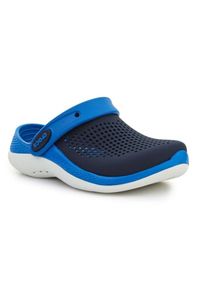 Klapki Crocs LiteRide 360 Kids Clog 207021-4KB niebieskie. Kolor: niebieski. Materiał: syntetyk, materiał