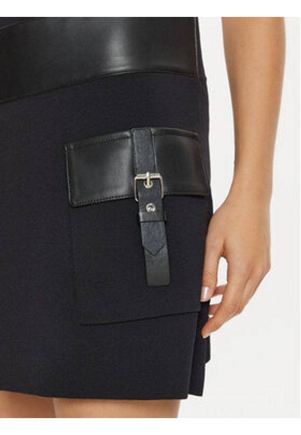 Liu Jo Spódnica mini WF4227 MA05P Czarny Regular Fit. Kolor: czarny. Materiał: syntetyk
