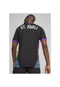 Puma - Męska koszulka FC St. Pauli 24/25 PUMA Black White. Kolor: biały, wielokolorowy, czarny