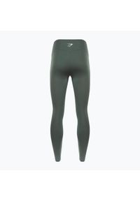 GYM SHARK - Legginsy treningowe damskie Gymshark Training Full Length. Kolor: zielony