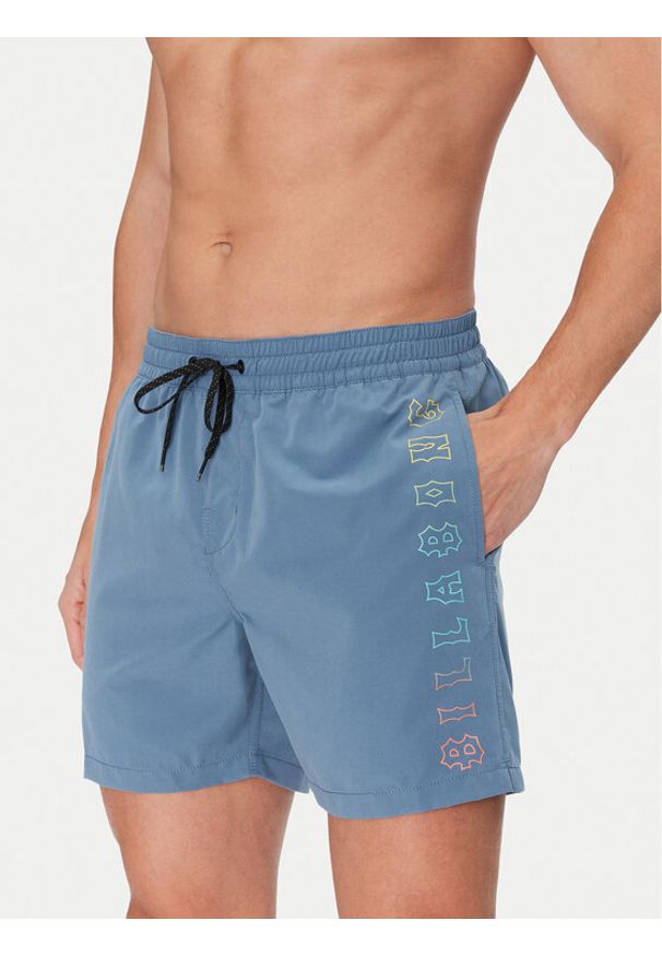 Billabong Szorty kąpielowe All Day Heritage Lb EBYJV00122 Niebieski Regular Fit. Kolor: niebieski. Materiał: syntetyk