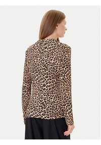 Morgan Koszula 252-TJOSY Brązowy Slim Fit. Kolor: brązowy. Materiał: syntetyk #3