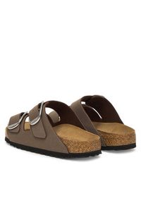 Birkenstock Klapki Arizona Big Buckle Hex 1032081 Brązowy. Kolor: brązowy. Materiał: skóra #3