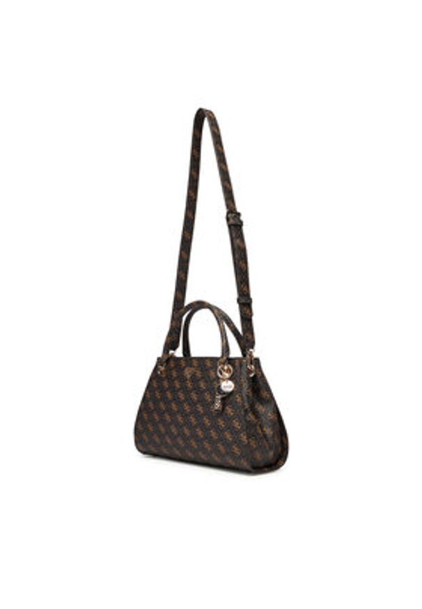 Guess Torebka Noelle II HWQG96 72070 Brązowy. Kolor: brązowy. Materiał: skórzane