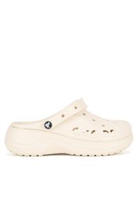 Klapki Crocs. Kolor: beżowy. Obcas: na platformie #1