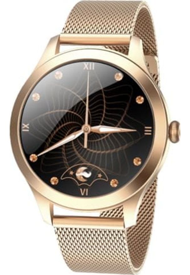 Smartwatch Rubicon KW10 Pro Złoty (RNBE62RIBX05AX). Rodzaj zegarka: smartwatch. Kolor: złoty