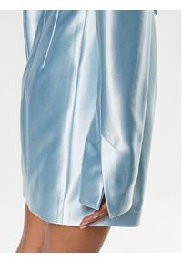 ROTATE Sukienka koktajlowa Shiny 1122181785 Błękitny Regular Fit. Kolor: niebieski. Materiał: syntetyk. Styl: wizytowy