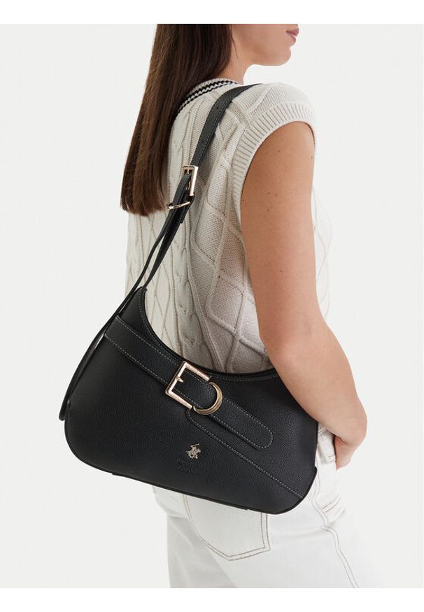 Beverly Hills Polo Club Torebka CEO-BHPC-C-018-09 Czarny. Kolor: czarny