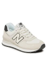 New Balance Sneakersy WL574PC Beżowy. Kolor: beżowy. Materiał: zamsz, skóra. Model: New Balance 574 #7
