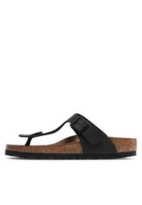 Birkenstock Japonki Gizeh 0043693 Czarny. Kolor: czarny. Materiał: skóra #9