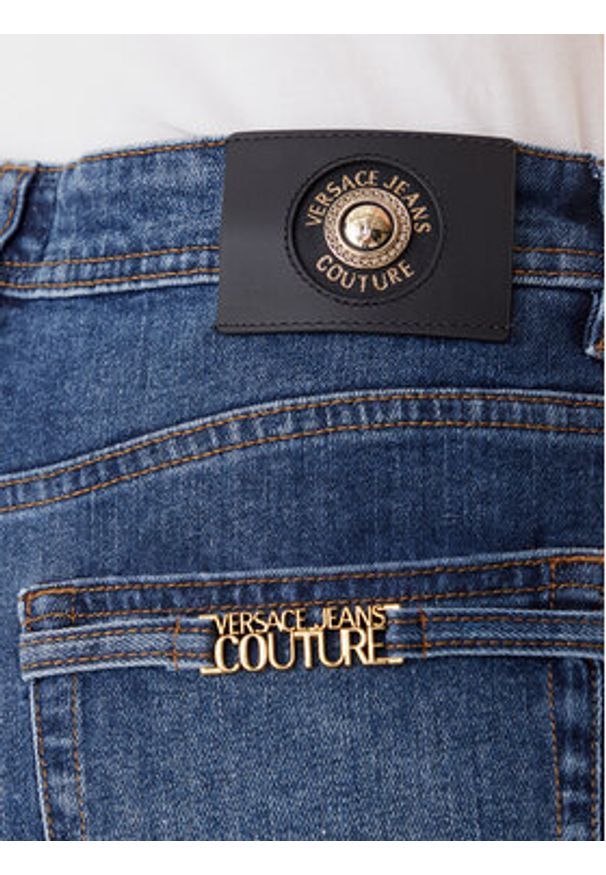 Versace Jeans Couture Jeansy 79HAB581 CDWAC Granatowy Regular Fit. Kolor: niebieski