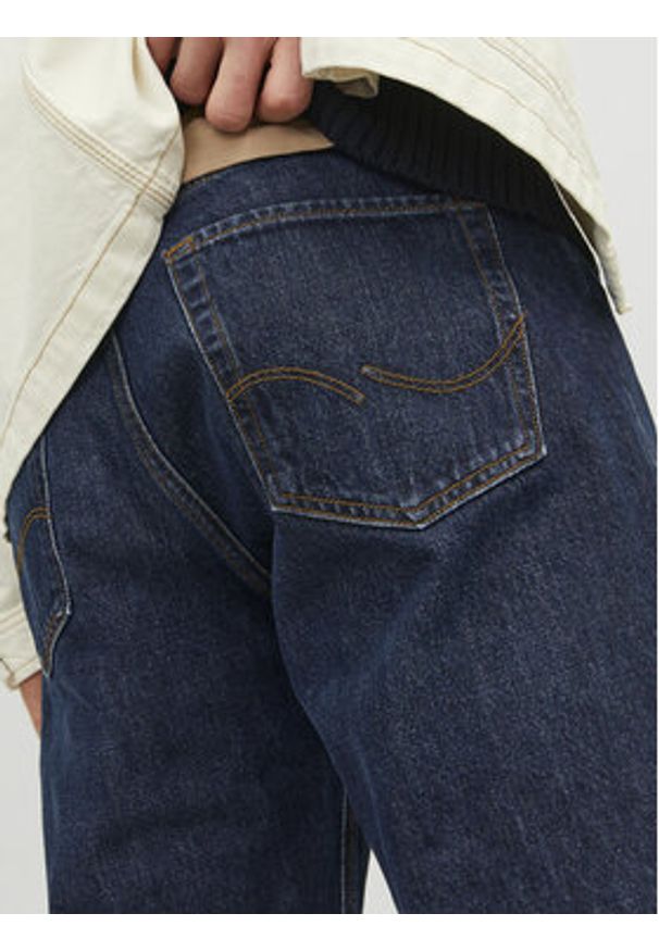 Jack & Jones Jeansy Chris 12237276 Granatowy Relaxed Fit. Kolor: niebieski
