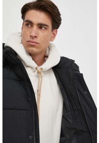 Calvin Klein Jeans kurtka męska kolor czarny zimowa. Kolor: czarny. Materiał: polar, włókno. Sezon: zima #4