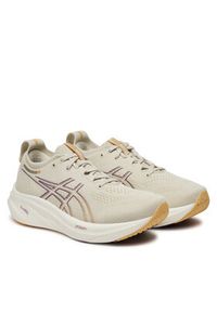 Asics Buty do biegania Gel-Nimbus 26 1012B601 Beżowy. Kolor: beżowy. Materiał: mesh, materiał #3