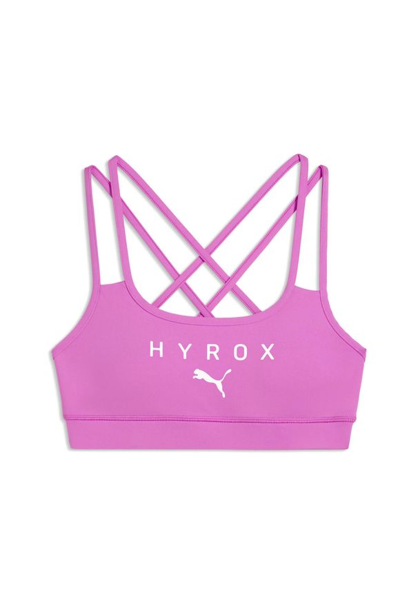 Biustonosz dla kobiet Puma Hyrox Move. Kolor: różowy. Sport: fitness