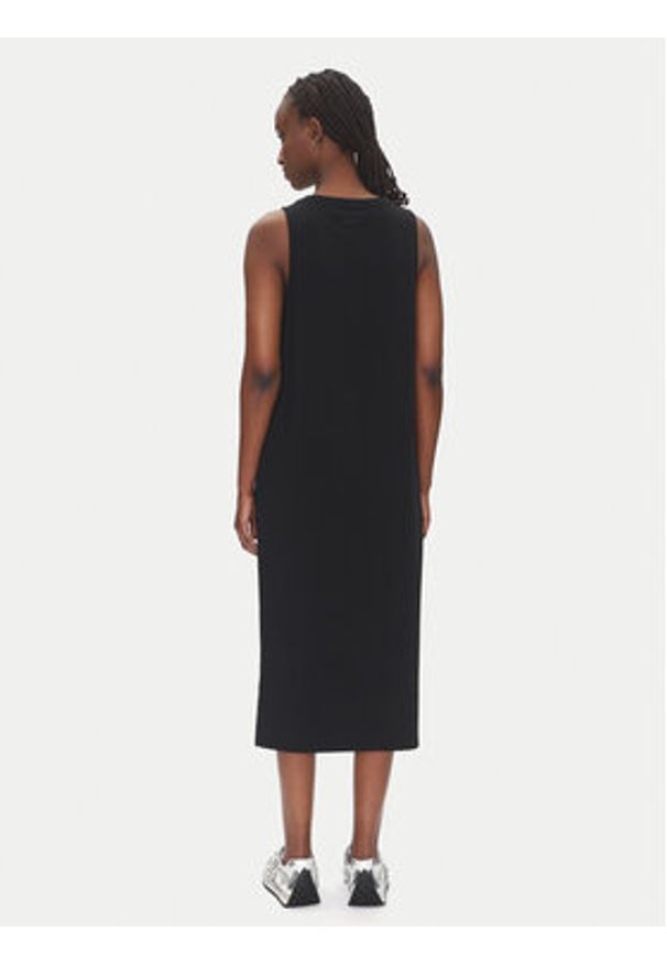 EA7 Emporio Armani Sukienka codzienna 7W000180 AF12484 UC001 Czarny Regular Fit. Okazja: na co dzień. Kolor: czarny. Materiał: bawełna. Typ sukienki: proste. Styl: casual