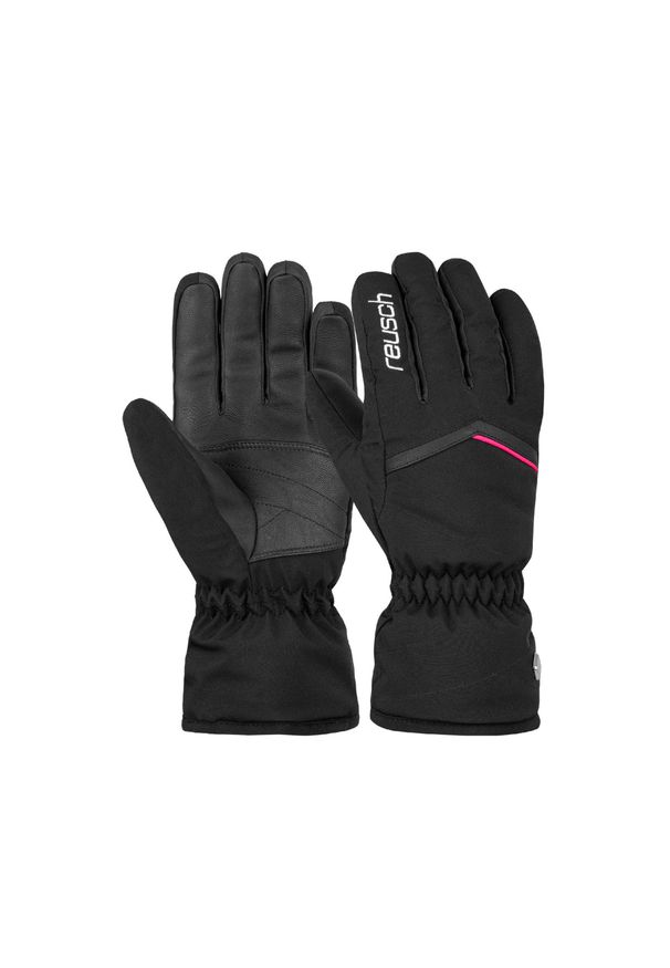 Rękawice Narciarskie Reusch Marisa. Kolor: czarny, biały, różowy, wielokolorowy. Materiał: softshell. Sezon: zima. Sport: narciarstwo