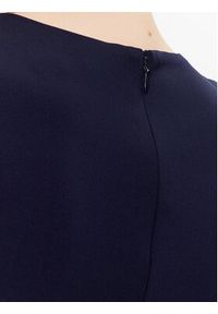 Lauren Ralph Lauren Sukienka koktajlowa 253889324003 Granatowy Slim Fit. Kolor: niebieski. Materiał: syntetyk. Styl: wizytowy
