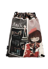 Kolorowy Worek Anekke Stylowy Plecak Damski. Wzór: kolorowy. Styl: elegancki #1